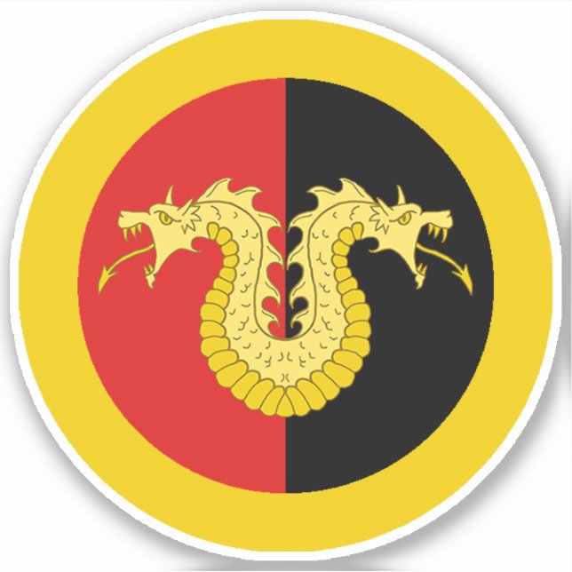 SCA Dragon's Laire Vinyl Sticker (Front)