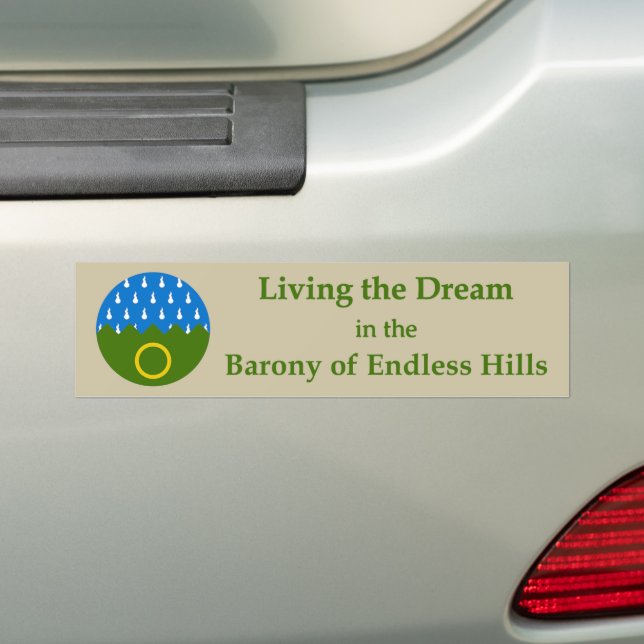 SCA Endless Hills Bumper Sticker (On Car)
