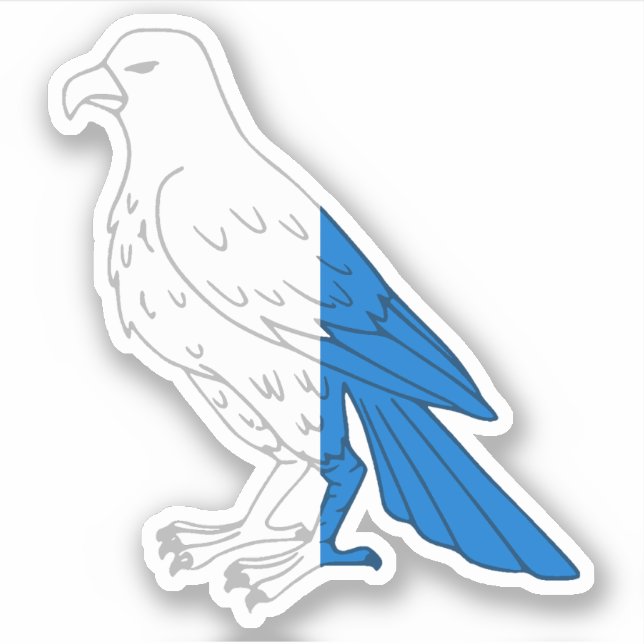 SCA Falcon's Keep Custom-Cut Vinyl Sticker (Front)