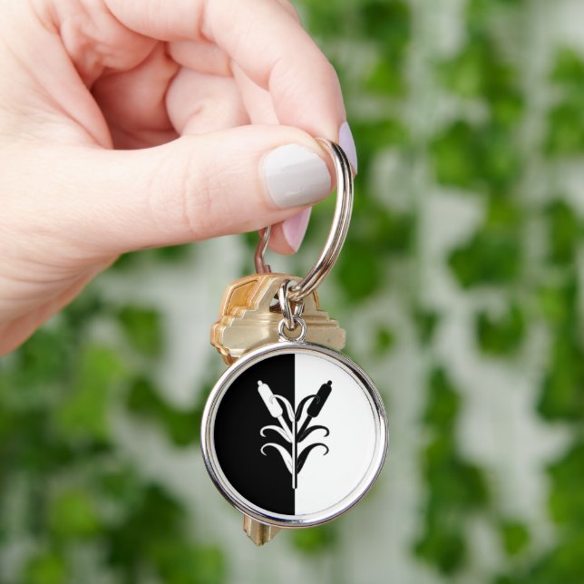 SCA Iron Bog Round, Small (1.44") Keychain (Hand)