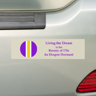 SCA l’Ile du Dragon Dormant Bumper Sticker