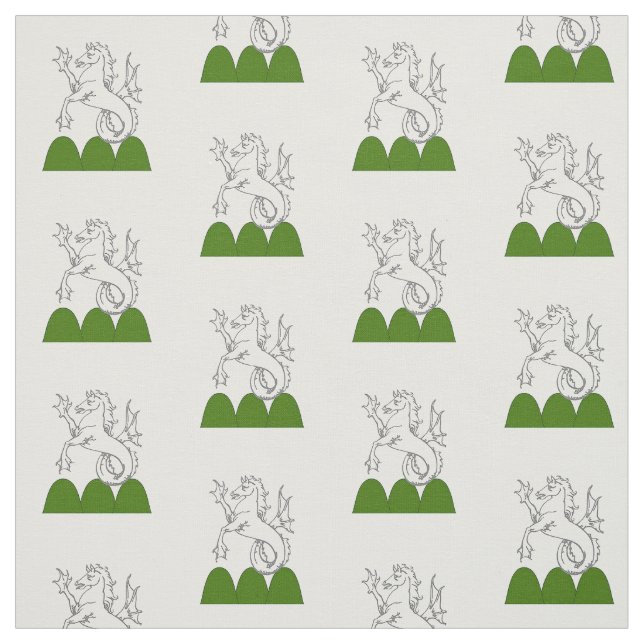 SCA Mountain Freehold Populace Badge Fabric (Swatch)