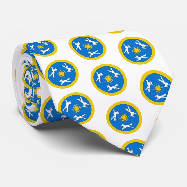 SCA North Woods Populace Badge Tie (Rolled)