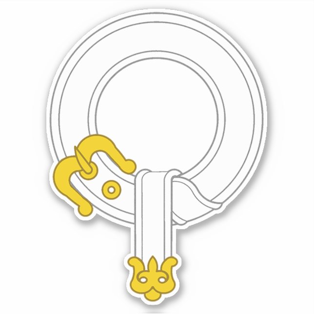 SCA Order of Chivalry Custom-Cut Vinyl Sticker (Front)