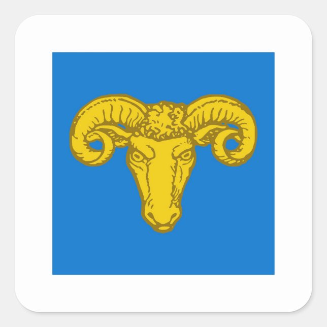 SCA Ramsgaard Populace Badge Square Sticker (Front)