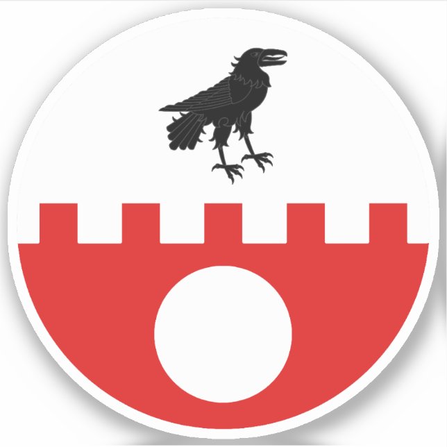 SCA Raven's Fort Vinyl Sticker (Front)
