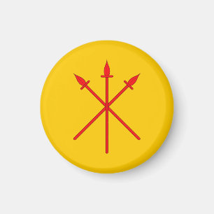 SCA Red Spears Magnet