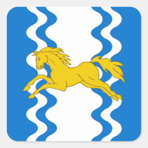 SCA Ritterwald Populace Badge Square Sticker