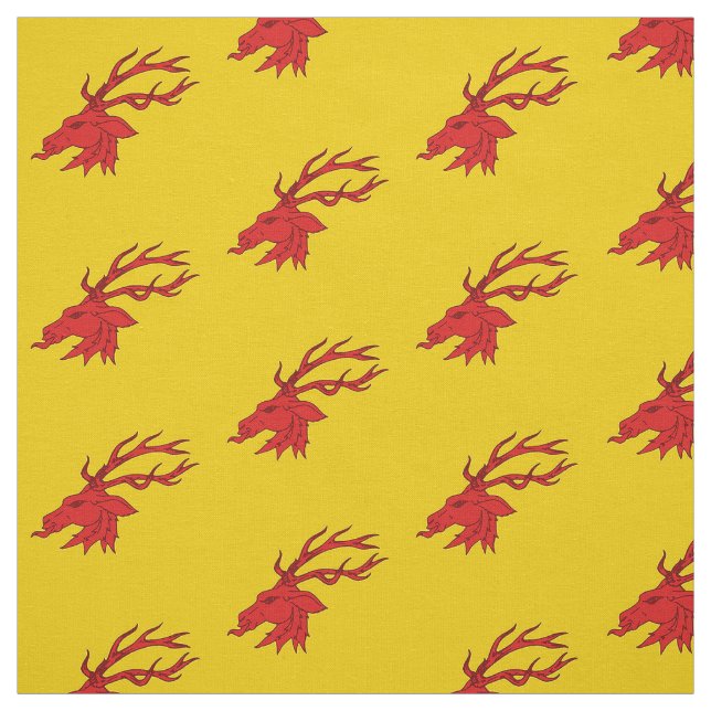 SCA Saint Georges Populace Badge Fabric (Swatch)