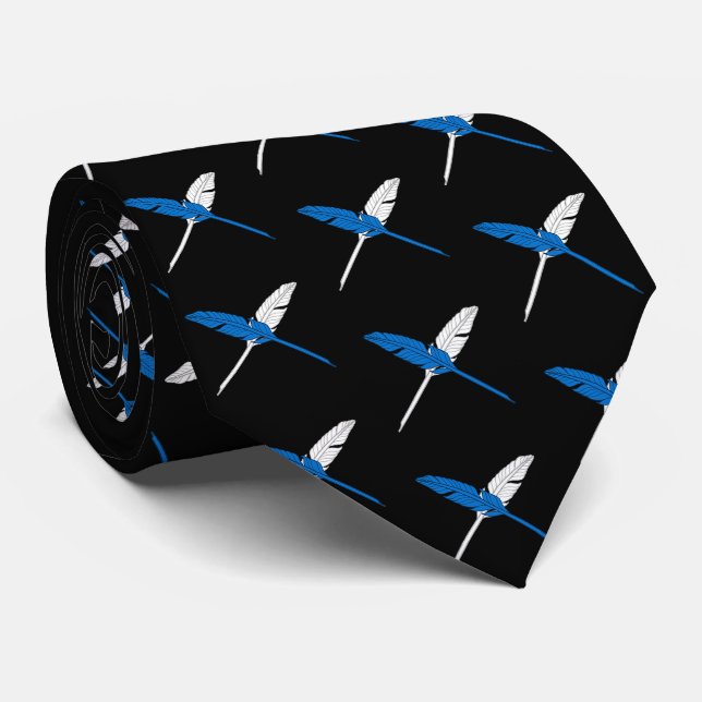 SCA Saint Monica Populace Badge Tie (Rolled)