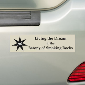 SCA Smoking Rocks Bumper Sticker