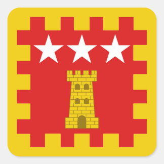 SCA Southron Gaard Populace Badge Square Sticker