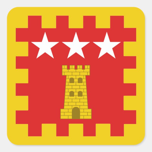 SCA Southron Gaard Populace Badge Square Sticker (Devant)