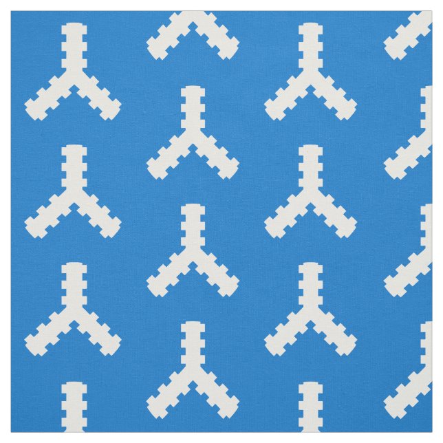 SCA Twin Moons Populace Badge Fabric (Swatch)