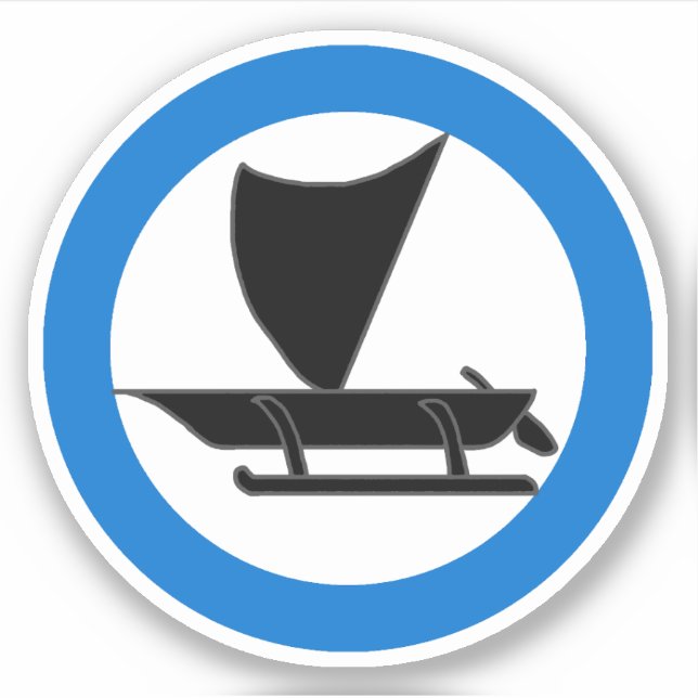 SCA Western Seas Vinyl Sticker (Front)