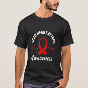 SCAD Heart Attack Survivor Heartbeat Warrior Aware T-Shirt