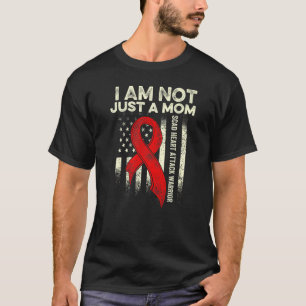 Scad Heart Attack Survivor Therapy Warrior Awarene T-Shirt
