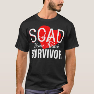 SCAD Heart Survivor Female Heart Attack Warrior T-Shirt