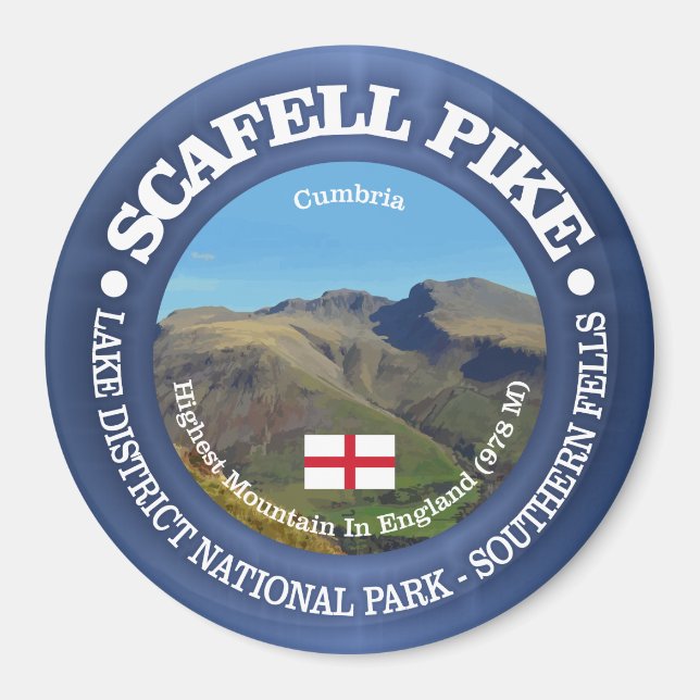Scafell Pike Magnet (Front)