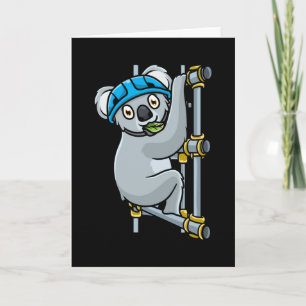 Scaffolder Koala Scaffolding Card