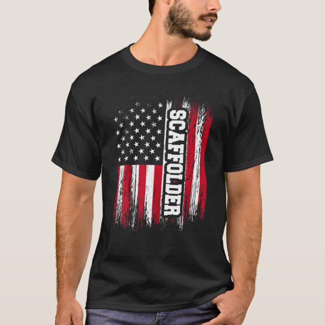 Scaffolder Mentoring Scaffold Builder Scaffolding T-Shirt (Front)