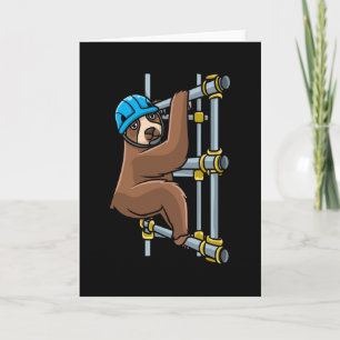Scaffolder Sloth Scaffolding Card