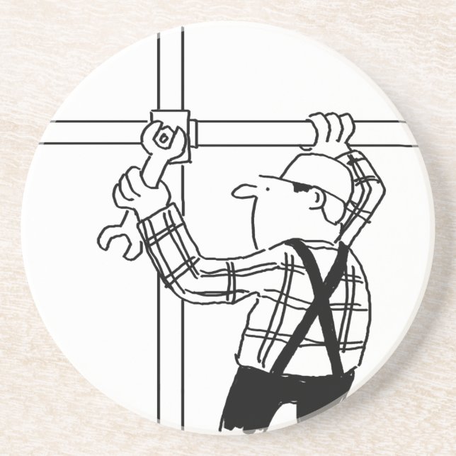 Scaffolder with Scaffolding Coaster (Front)