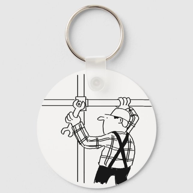 Scaffolder with Scaffolding Keychain (Front)