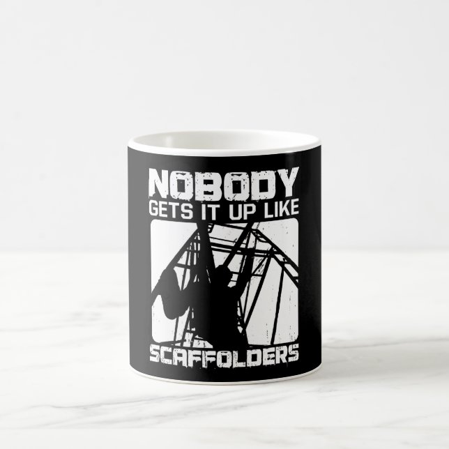 Scaffolders Gets It Up Scaffolding Construction Coffee Mug (Center)