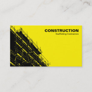 Scaffolding HC - Yellow Business Card