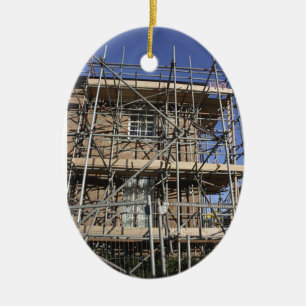 Scaffolding Oranament Ceramic Ornament