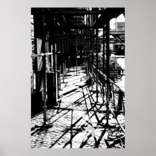 Scaffolding shadows poster
