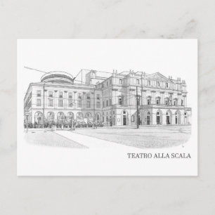 Scala di Milano (Italy) Postcard
