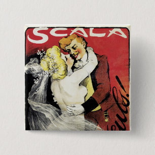 Scala ~ Enfin, Seuls! 2 Inch Square Button