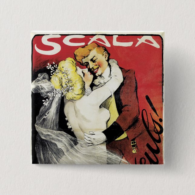Scala ~ Enfin, Seuls! 2 Inch Square Button (Front)
