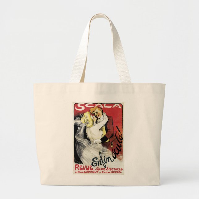 Scala ~ Enfin, Seuls! Large Tote Bag (Front)