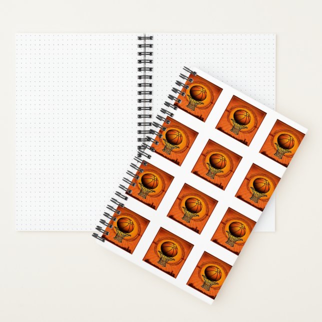Scalable Hoops – Basketball Vector Graphics Notebook (Inside)