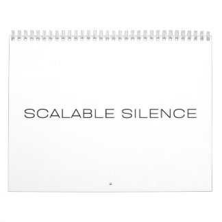 Scalable Silence Annual Office Desk Calendar