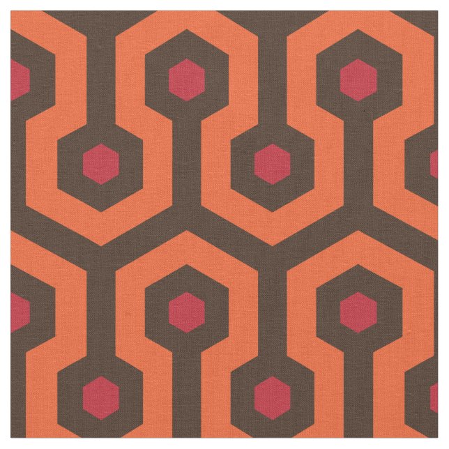 Scalable Size Overlook Hotel Design Fabric (Close Up)