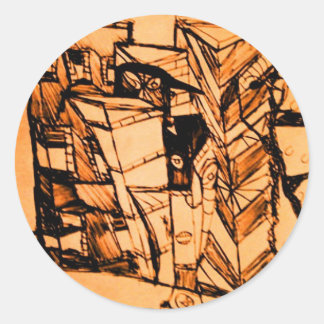 SCALE CLASSIC ROUND STICKER