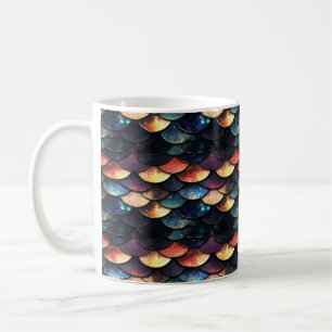 Scale Glitter Pattern Coffee Mug