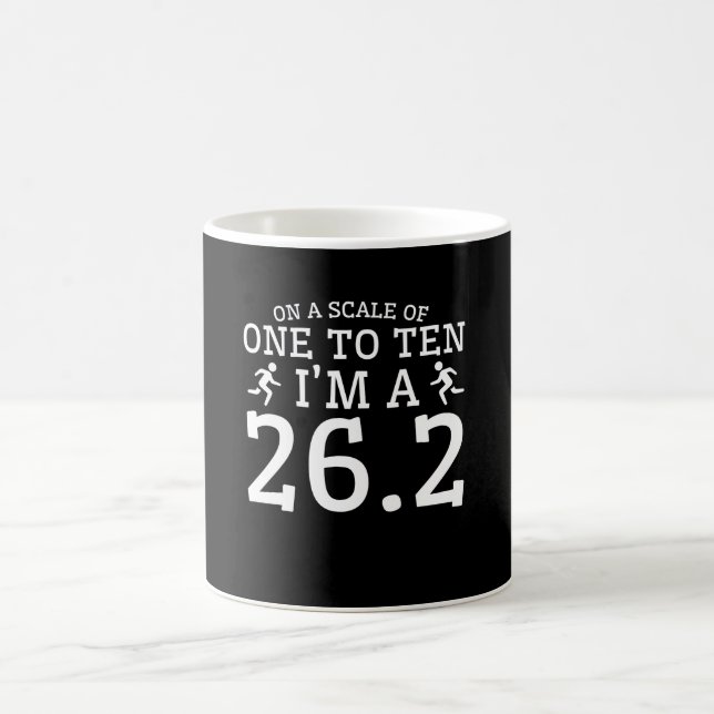 Scale Of One To Ten 262 Marathon Runner Coffee Mug (Center)