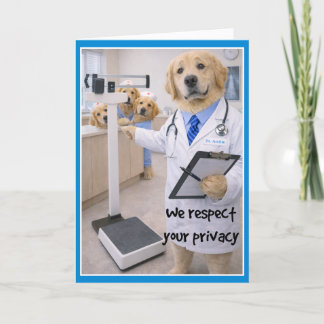 Scale Privacy in a Crowd Get Well Card SCD-1