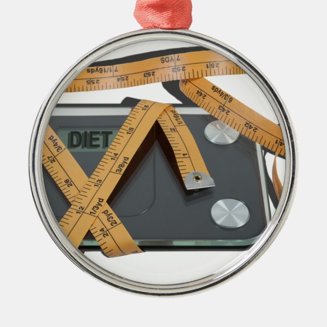ScaleMeasuringTape021613.png Metal Ornament (Front)