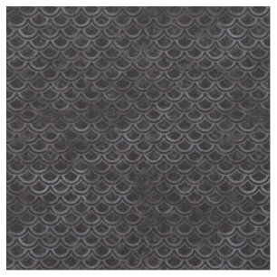 SCALES2 BLACK MARBLE & BLACK WATERCOLOR FABRIC