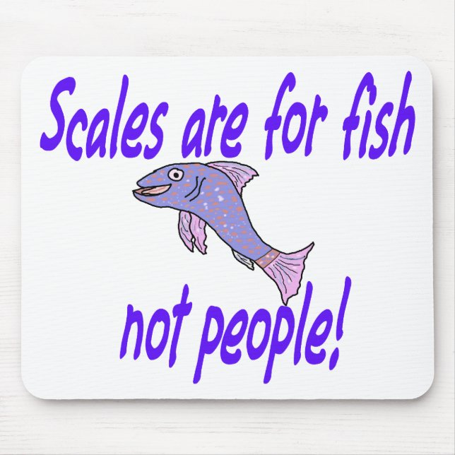Scales are for fish mouse pad (Front)