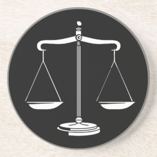 Scales de justice - Dessous de verre