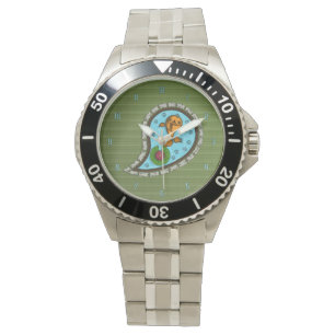 Scales de la montre de poisson rouge