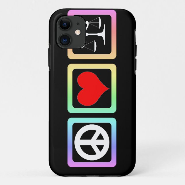 scales of justice Case-Mate iPhone case (Back)