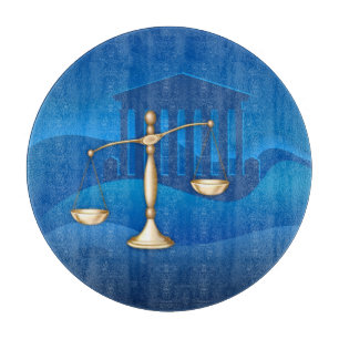 Scales of Justice Cutting Board